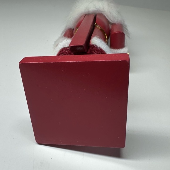 Nutcracker Wooden Santa Claus St Nick Hand Painted Vintage 8” Collectable Gift - Picture 7 of 9